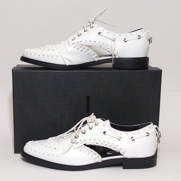 ALEXANDER MCQUEENSkelter Cutout Leather Brogues